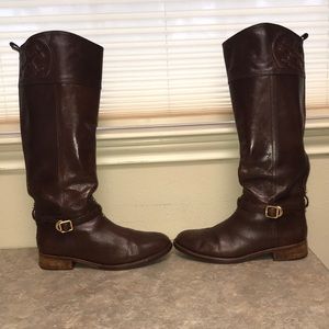 Tory Burch Marlene Coconut Tall Riding Boots 7